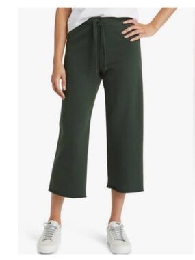 Frank & Eileen Catherine Green Cropped Favorite Sweatpant Triple Fleece, Small